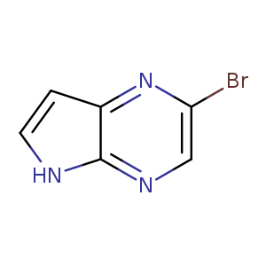 Brc1cnc2c(n1)cc[nH]2
