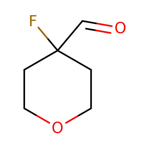 O=CC1(F)CCOCC1