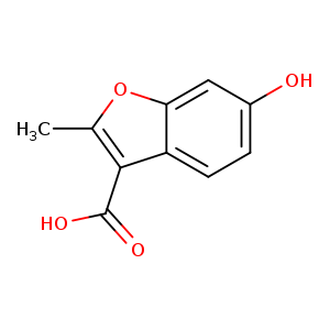Oc1ccc2c(c1)oc(c2C(=O)O)C