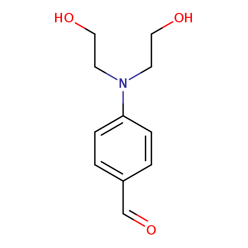 OCCN(c1ccc(cc1)C=O)CCO