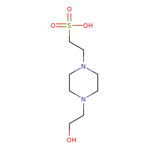 OCCN1CCN(CC1)CCS(=O)(=O)O