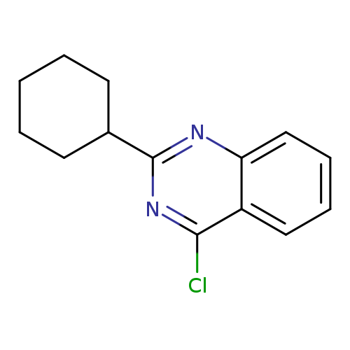 Clc1nc(nc2c1cccc2)C1CCCCC1