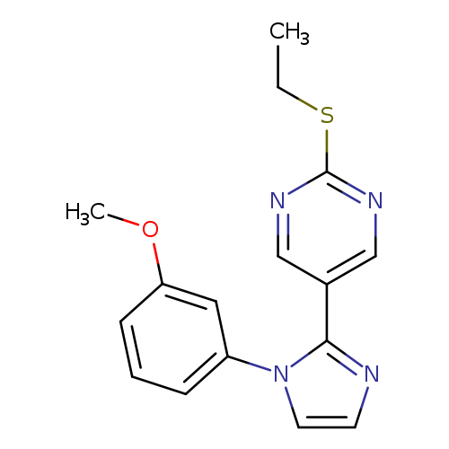 CCSc1ncc(cn1)c1nccn1c1cccc(c1)OC