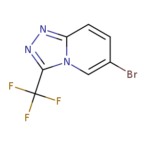 Brc1ccc2n(c1)c(nn2)C(F)(F)F