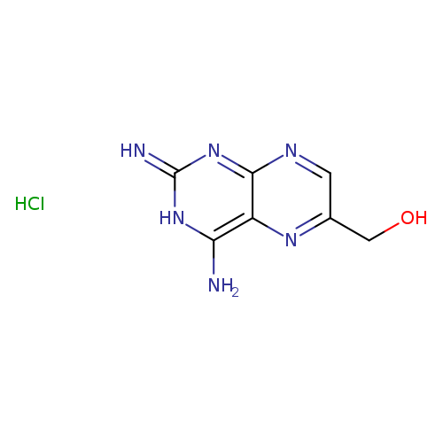 Nc1[nH]c(=N)nc2c1nc(CO)cn2.Cl