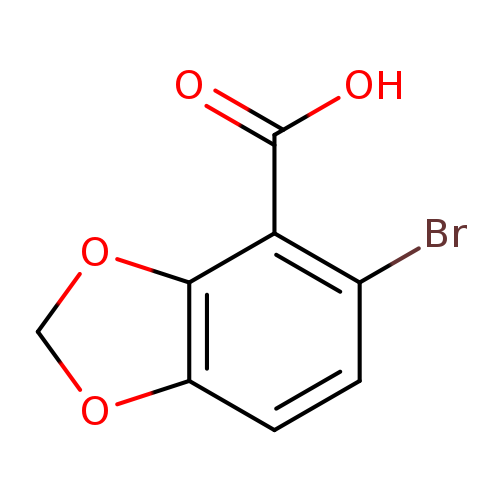 OC(=O)c1c(Br)ccc2c1OCO2
