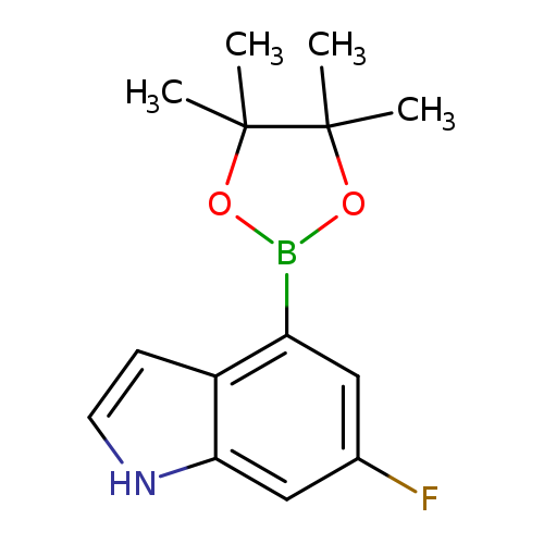 Fc1cc(B2OC(C(O2)(C)C)(C)C)c2c(c1)[nH]cc2