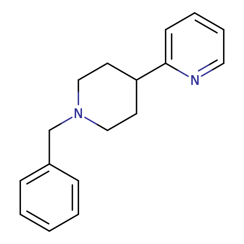 c1ccc(cc1)CN1CCC(CC1)c1ccccn1