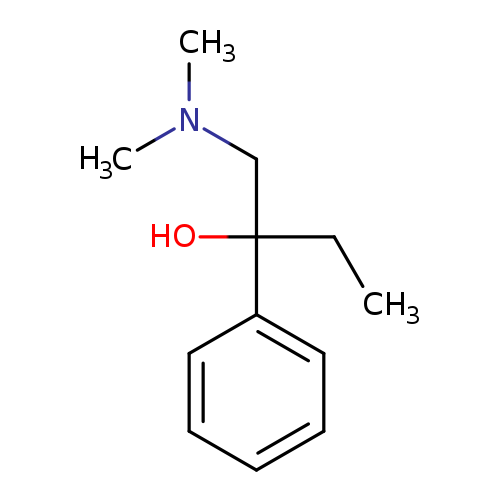 CCC(c1ccccc1)(CN(C)C)O