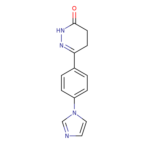 O=C1CCC(=NN1)c1ccc(cc1)n1cncc1