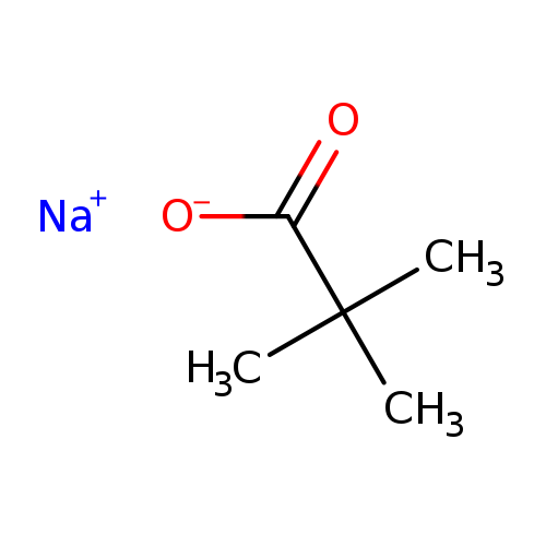 [O-]C(=O)C(C)(C)C.[Na+]