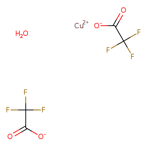 [O-]C(=O)C(F)(F)F.[O-]C(=O)C(F)(F)F.[Cu+2].O