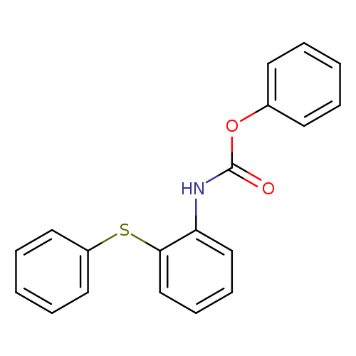 O=C(Nc1ccccc1Sc1ccccc1)Oc1ccccc1