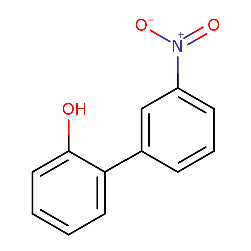 Oc1ccccc1c1cccc(c1)[N+](=O)[O-]