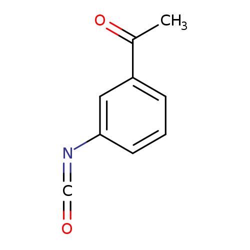 O=C=Nc1cccc(c1)C(=O)C