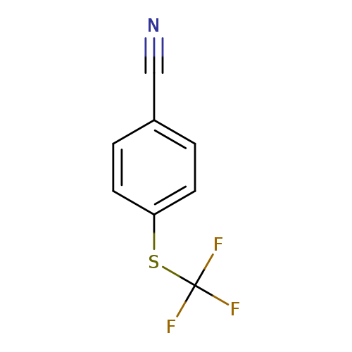 N#Cc1ccc(cc1)SC(F)(F)F