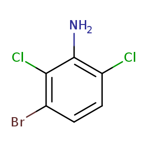 Clc1ccc(c(c1N)Cl)Br