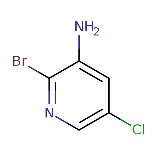 Clc1cnc(c(c1)N)Br