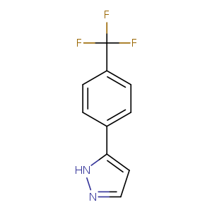 FC(c1ccc(cc1)c1ccn[nH]1)(F)F