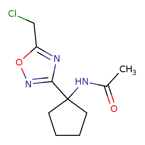 ClCc1onc(n1)C1(CCCC1)NC(=O)C