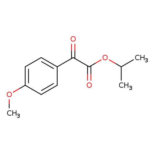 COc1ccc(cc1)C(=O)C(=O)OC(C)C