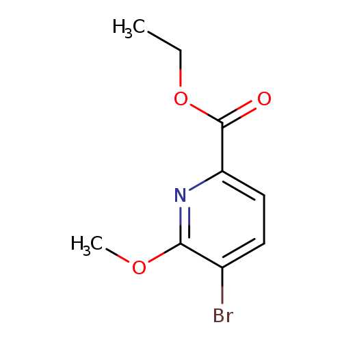 CCOC(=O)c1ccc(c(n1)OC)Br