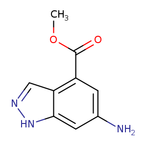 COC(=O)c1cc(N)cc2c1cn[nH]2