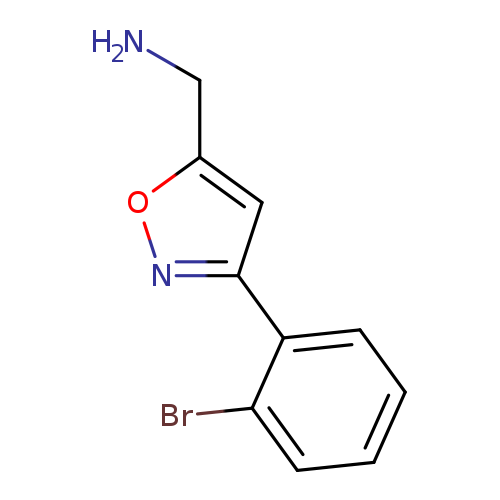 NCc1onc(c1)c1ccccc1Br