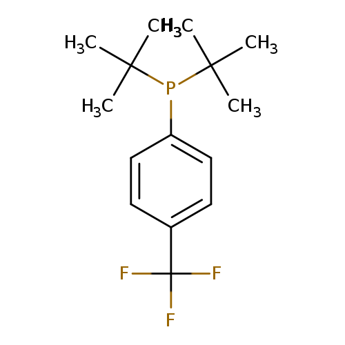 CC(P(C(C)(C)C)c1ccc(cc1)C(F)(F)F)(C)C