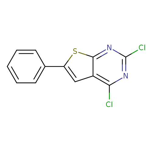 Clc1nc(Cl)c2c(n1)sc(c2)c1ccccc1