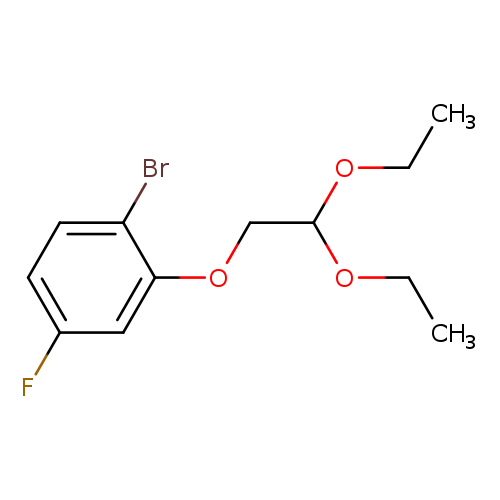 CCOC(COc1cc(F)ccc1Br)OCC
