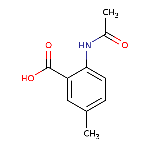 CC(=O)Nc1ccc(cc1C(=O)O)C