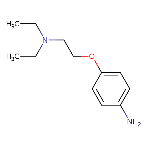 CCN(CCOc1ccc(cc1)N)CC