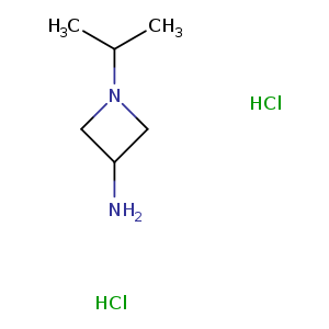 CC(N1CC(C1)N)C.Cl.Cl