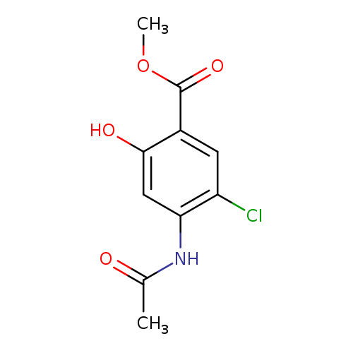 COC(=O)c1cc(Cl)c(cc1O)NC(=O)C