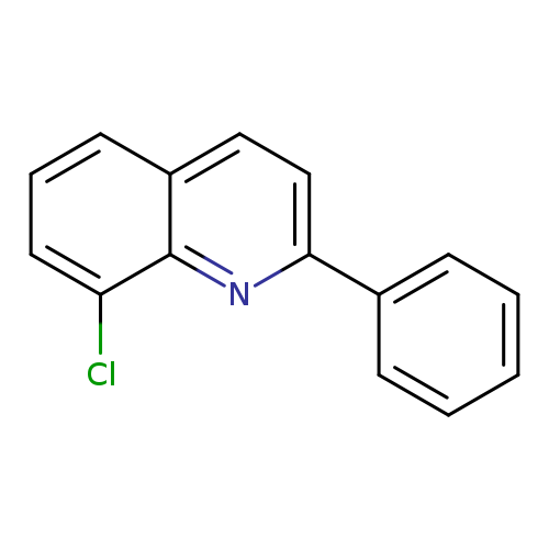 Clc1cccc2c1nc(cc2)c1ccccc1