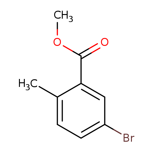 Cc1ccc(cc1C(=O)OC)Br