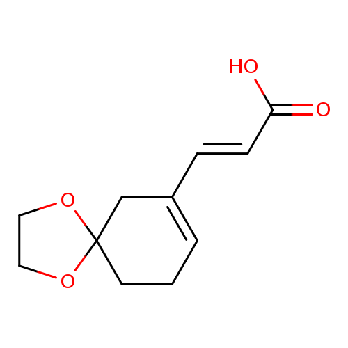 OC(=O)/C=C/C1=CCCC2(C1)OCCO2
