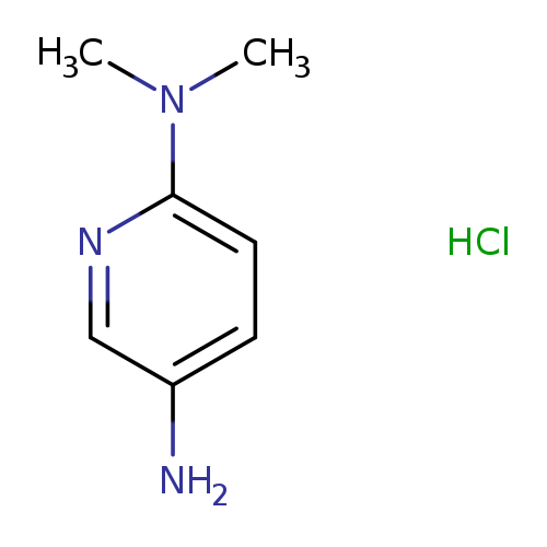 Nc1ccc(nc1)N(C)C.Cl