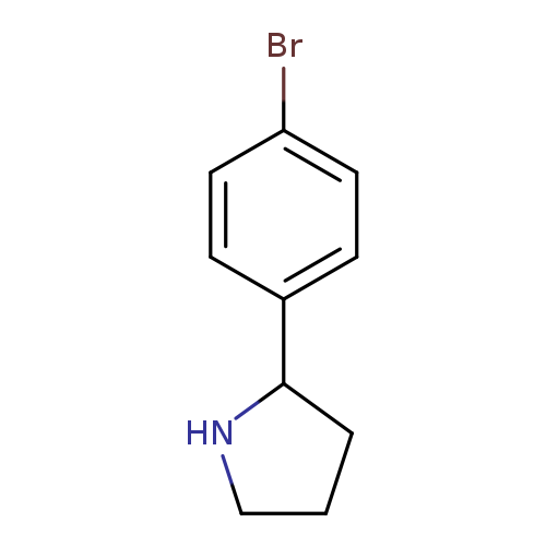 Brc1ccc(cc1)C1CCCN1