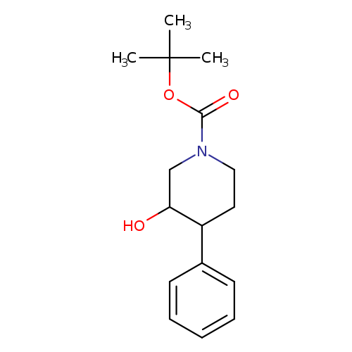 OC1CN(CCC1c1ccccc1)C(=O)OC(C)(C)C