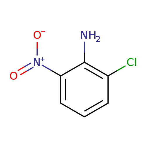 O=N(=O)c1cccc(c1N)Cl