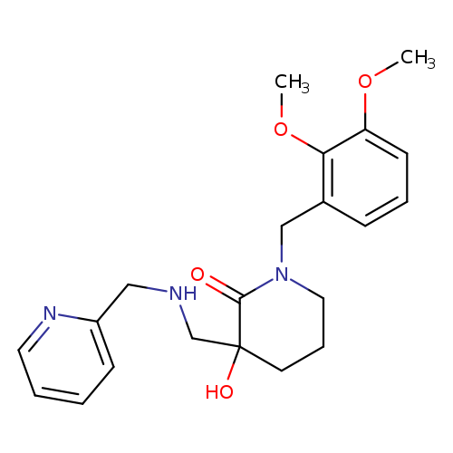 COc1c(cccc1OC)CN1CCCC(C1=O)(O)CNCc1ccccn1