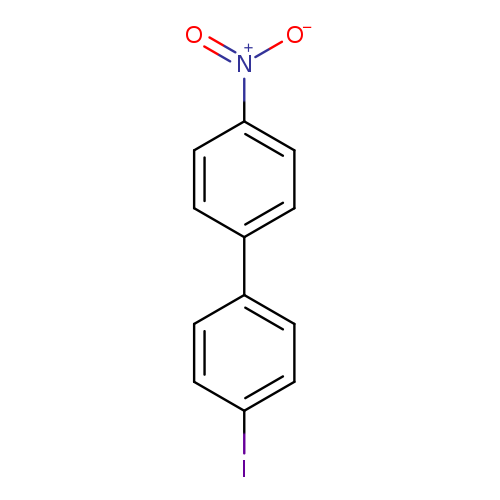 Ic1ccc(cc1)c1ccc(cc1)[N+](=O)[O-]