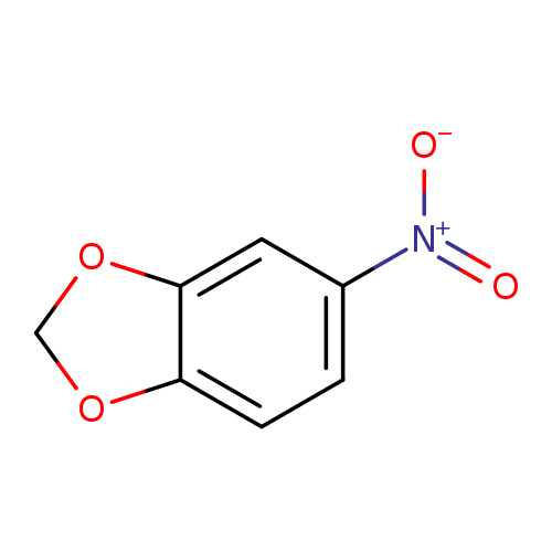 [O-][N+](=O)c1ccc2c(c1)OCO2