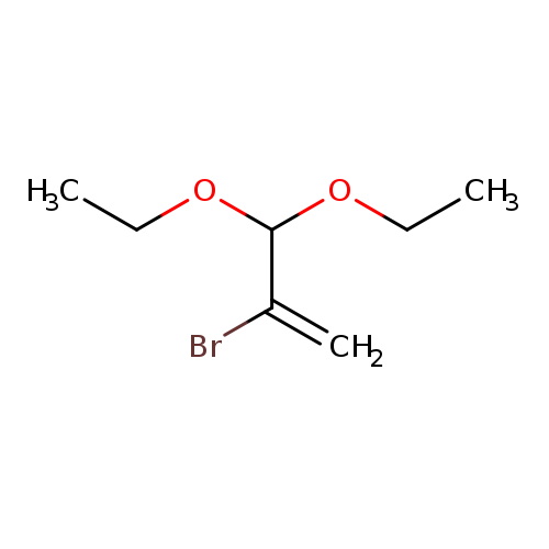 CCOC(C(=C)Br)OCC