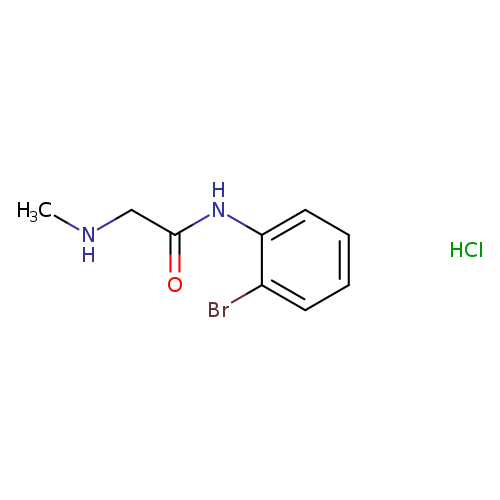 CNCC(=O)Nc1ccccc1Br.Cl