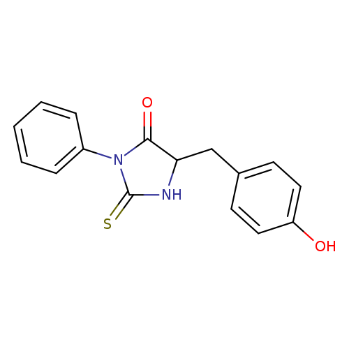 Oc1ccc(cc1)CC1NC(=S)N(C1=O)c1ccccc1