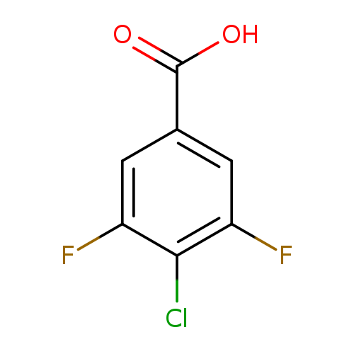 OC(=O)c1cc(F)c(c(c1)F)Cl