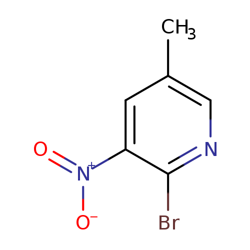 Cc1cnc(c(c1)[N+](=O)[O-])Br